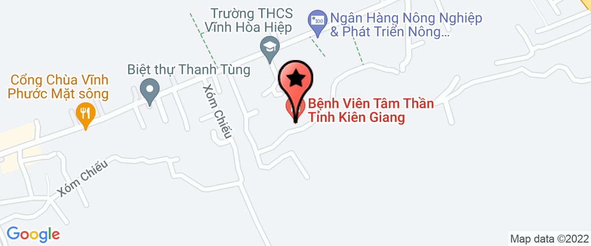 Map go to Dong Ho Kien Giang Private Enterprise