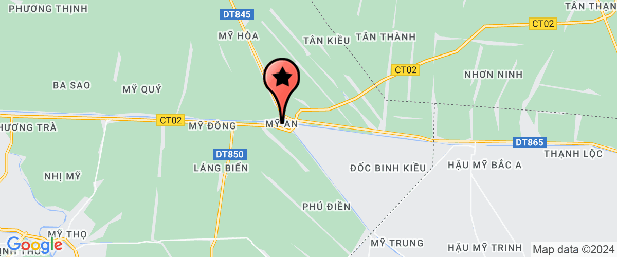 Map go to Lien Doan  Thap Muoi District Labor