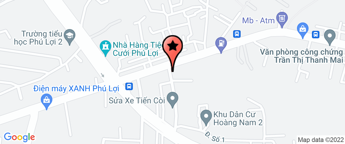 Map go to An Chieu Service Trading Construction Company Limited