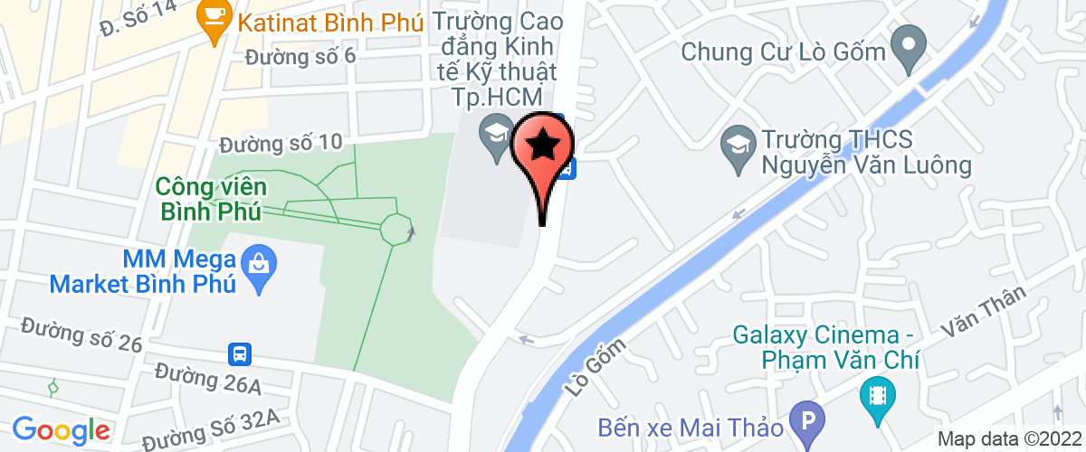 Map go to Viet Hung Import Export Trading And Investment Company Limited