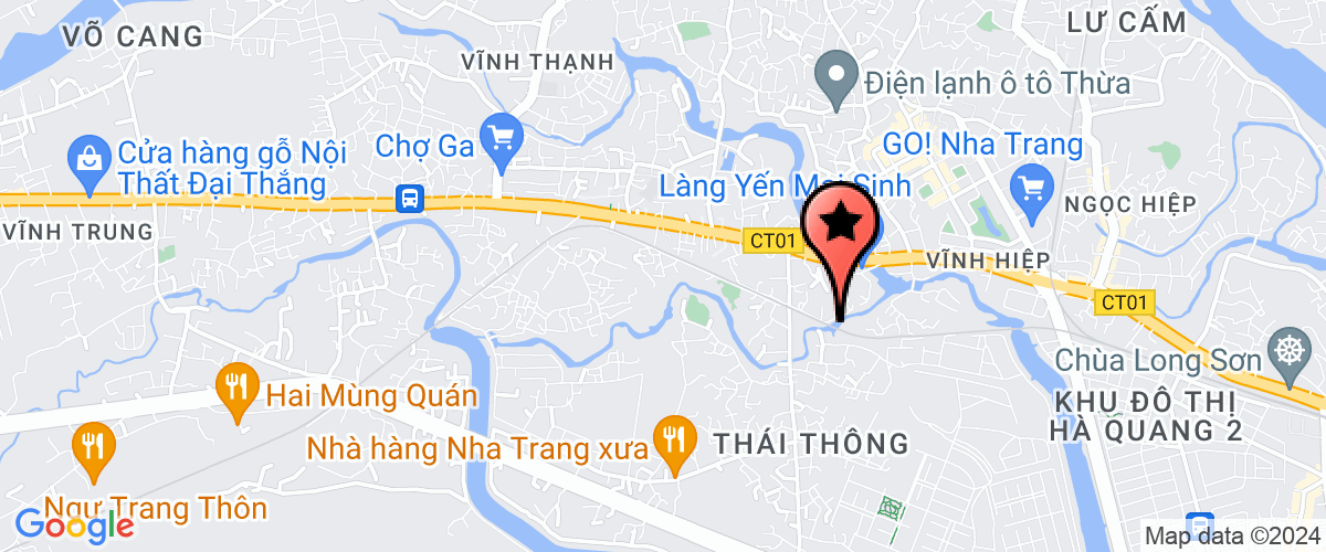 Map go to Vinh Hiep Elementary School