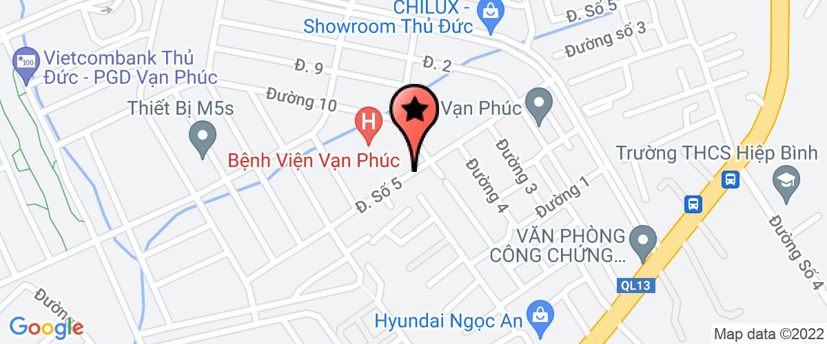 Map go to Beauty Center Huyen Chau Company Limited