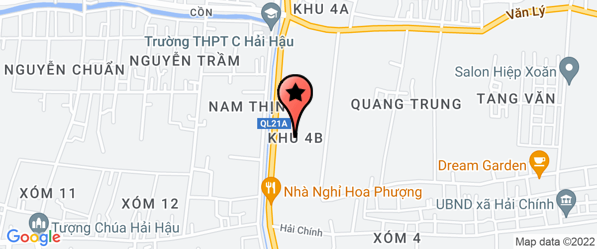 Map go to Muoi  Hai Hau Trading And Company Limited