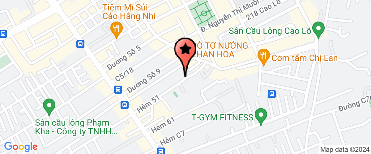 Map go to O To Tu Thuan Mot Repair Service Trading Company Limited