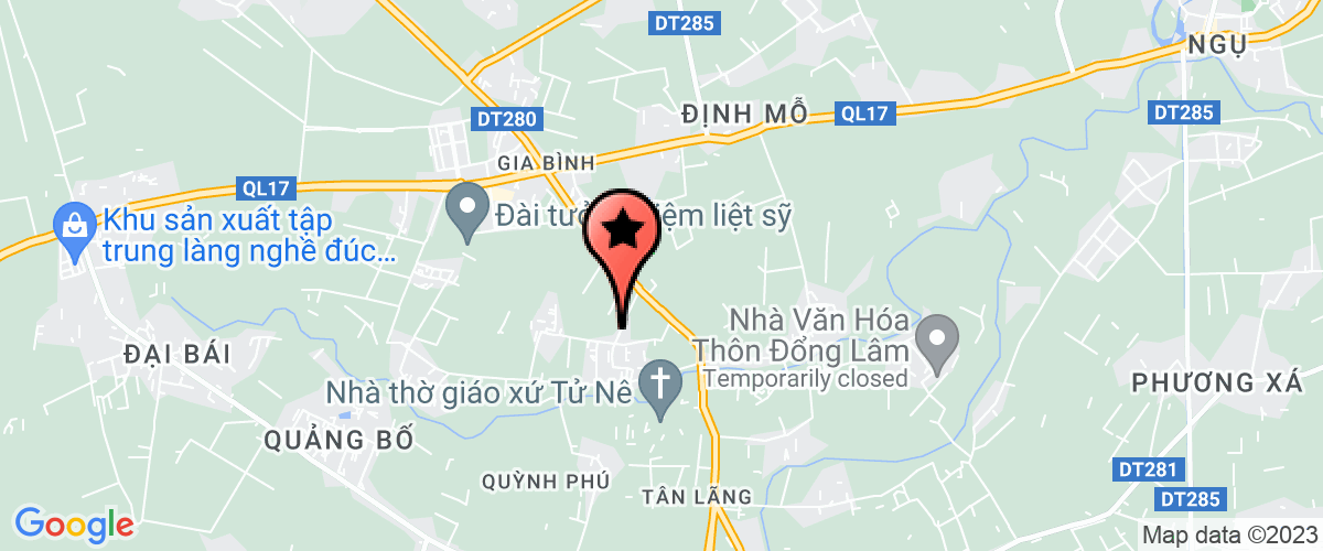 Map go to Nhu Y Company Limited