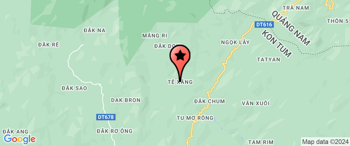 Bản đồ đến Trường Phổ thông Dân tộc nội trú huyện TuMơRông
