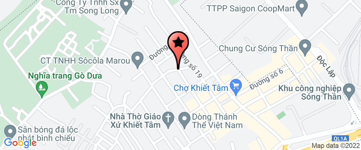 Map go to Thu Y Bach Kim Biological Joint Stock Company