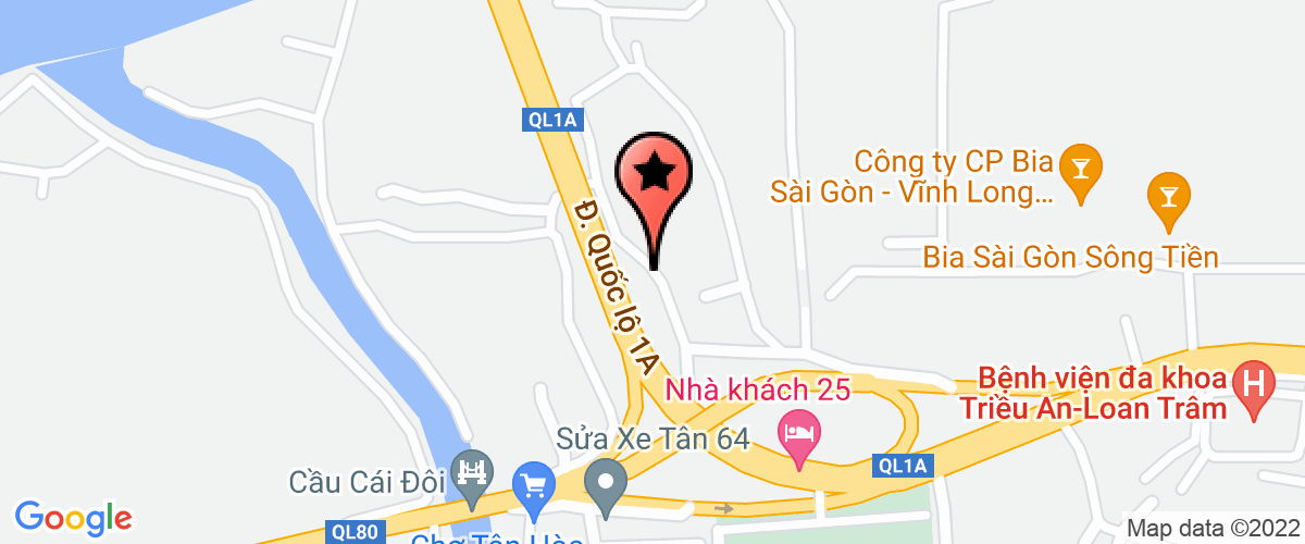 Map go to Hoa Ngoc Mai Trading Services Travel Company Limited