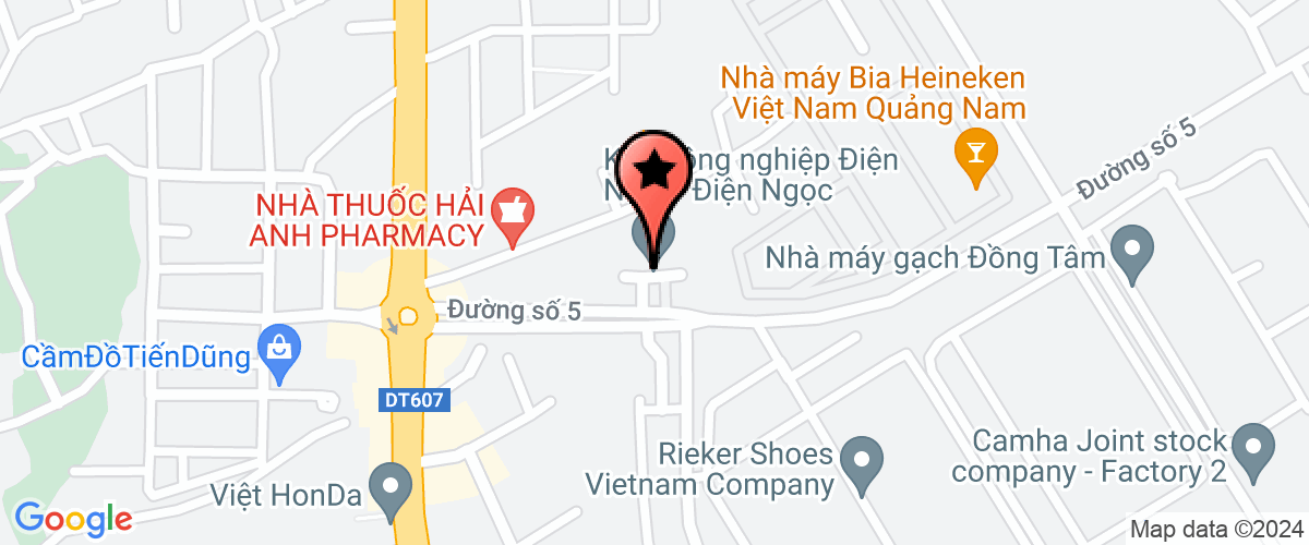 Map go to Branch of   Phat Sang in Quang Nam Trading And Production Joint Stock Company