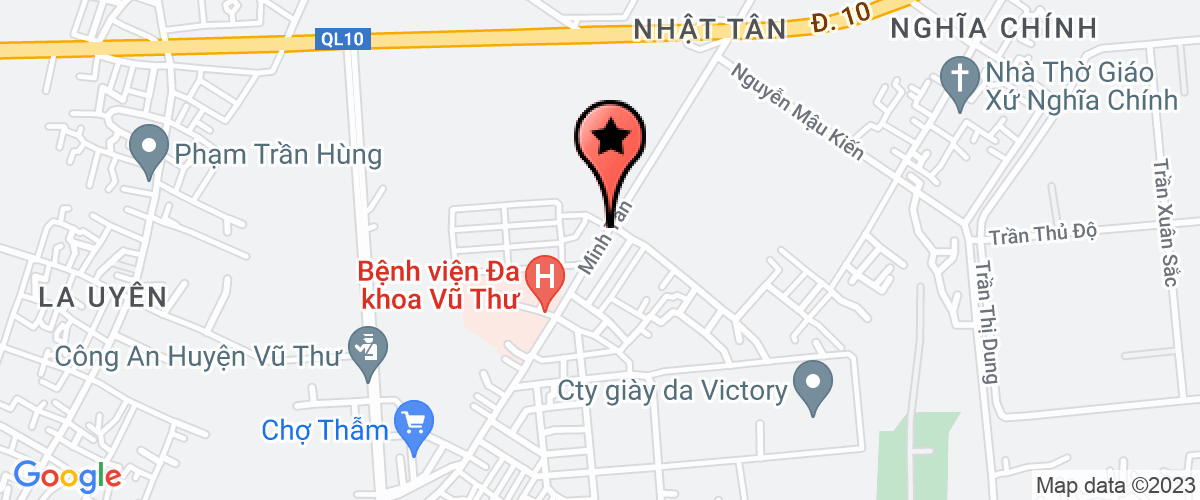 Map go to Vu Thu General Hospital Company Limited
