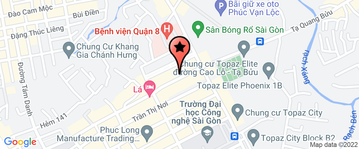 Bản đồ đến Công Ty TNHH Dịch Vụ Thương Mại Tổng Hợp Giang Nam
