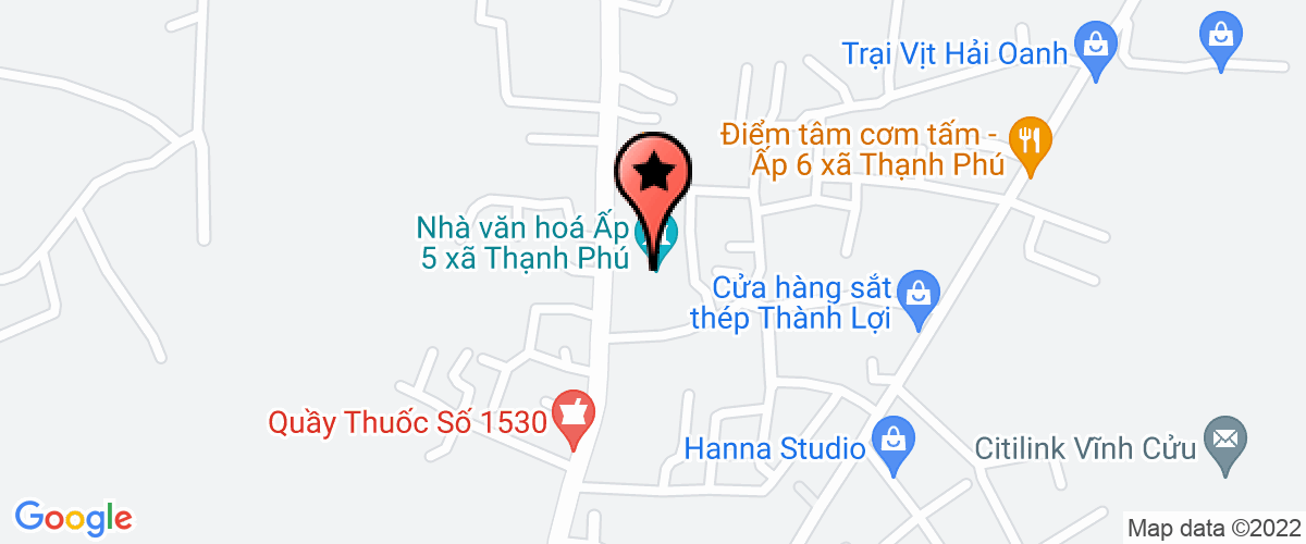 Map go to DNTN tram xang dau Thao Han