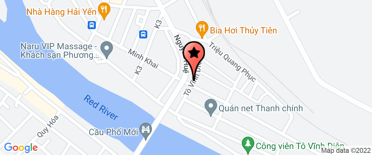 Map go to Manh Truong Trading Construction Investment Joint Stock Company