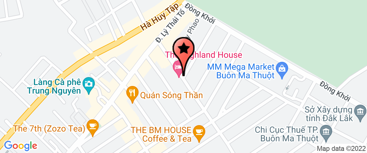 Map go to Trung Nam Auction Service Joint Stock Company
