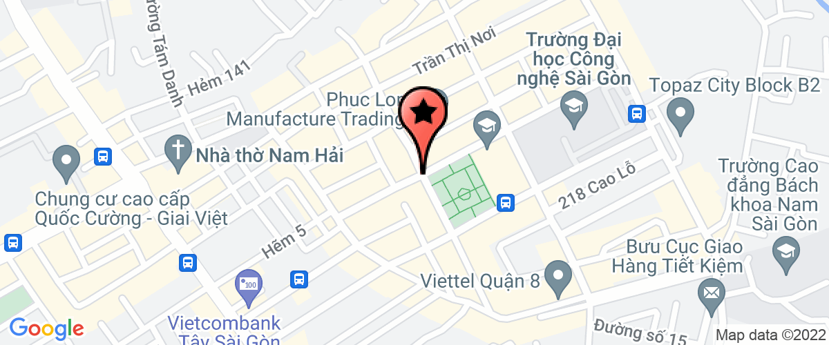 Map go to Nhan Tin Profession Security Company Limited