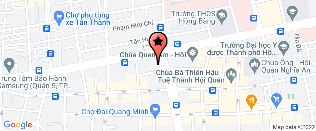 Map go to Cho Thue  A Chau Bank Finance Company Limited
