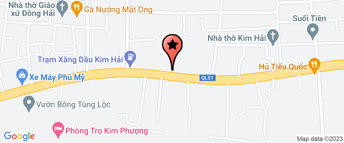 Map go to Phu My Construction Investment Company Limited