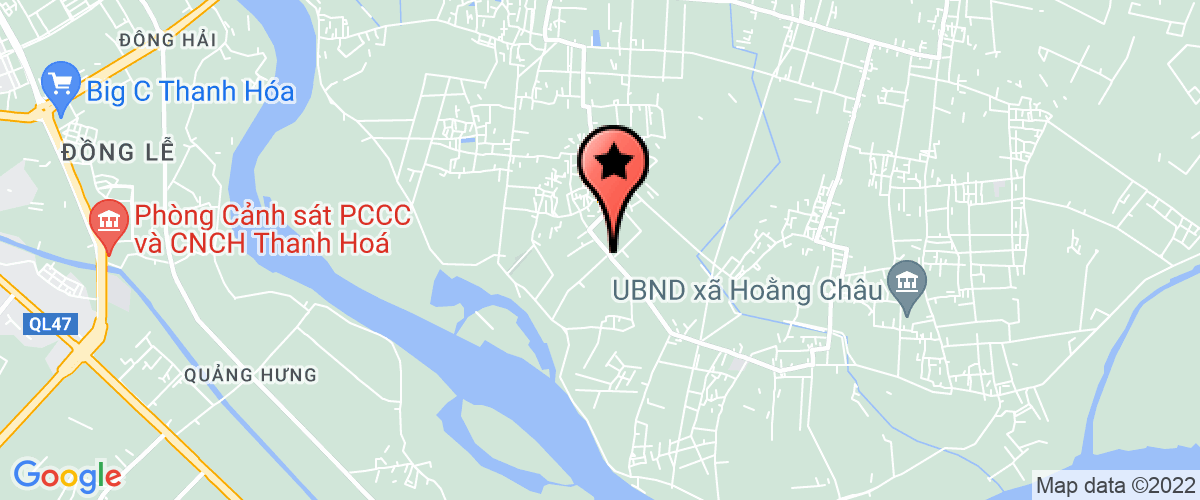 Map go to dich vu nong nghiep va dien nong thon xa Hoang Trach Co-operative