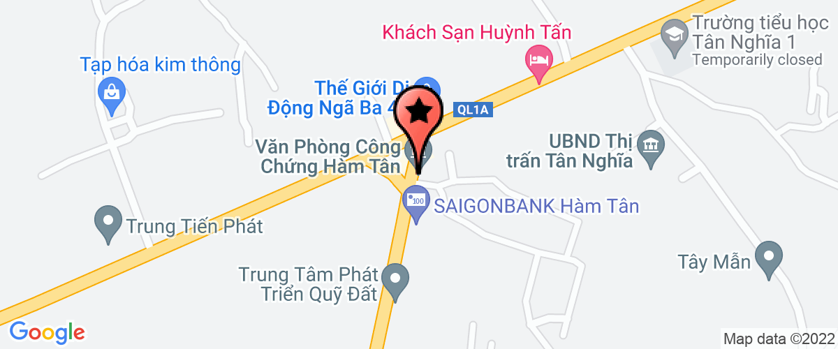 Map go to Cong Chung Ham Tan Office