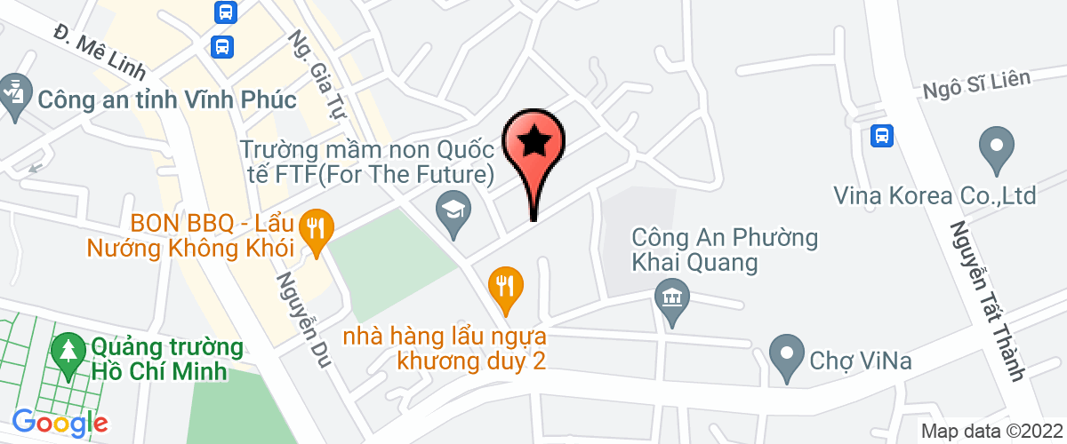 Map go to Minh Dang Service and Development Company Limited