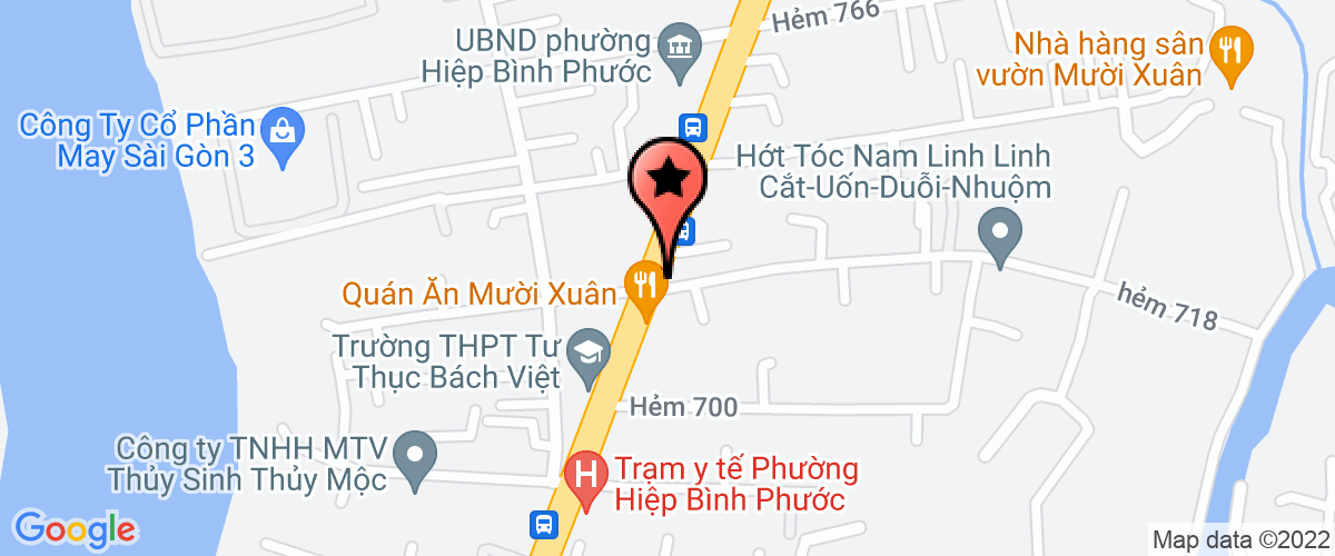 Map go to Thuy Moc Transport Service Trading Company Limited