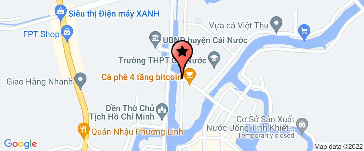 Map go to Thien Minh Ca Mau Construction Consultant Company Limited