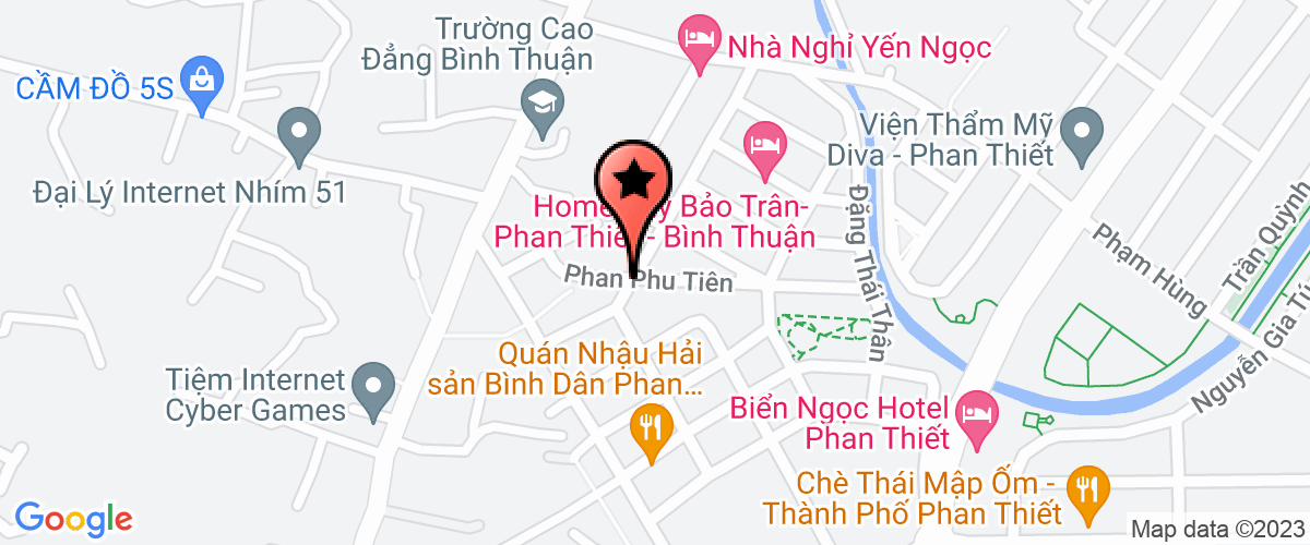 Bản đồ đến Công Ty TNHH Môi Trường Đô Thị Công Minh Bình Thuận