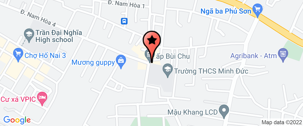 Map go to Dang Hoang Thien Company Limited