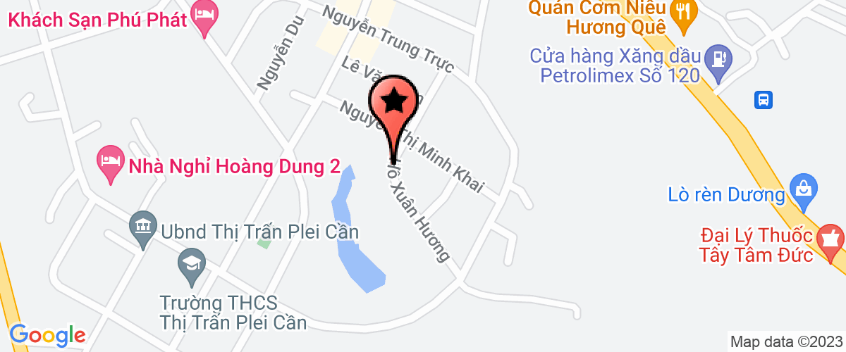 Map go to thuong mai va dich vu Hoang Nhung Company Limited