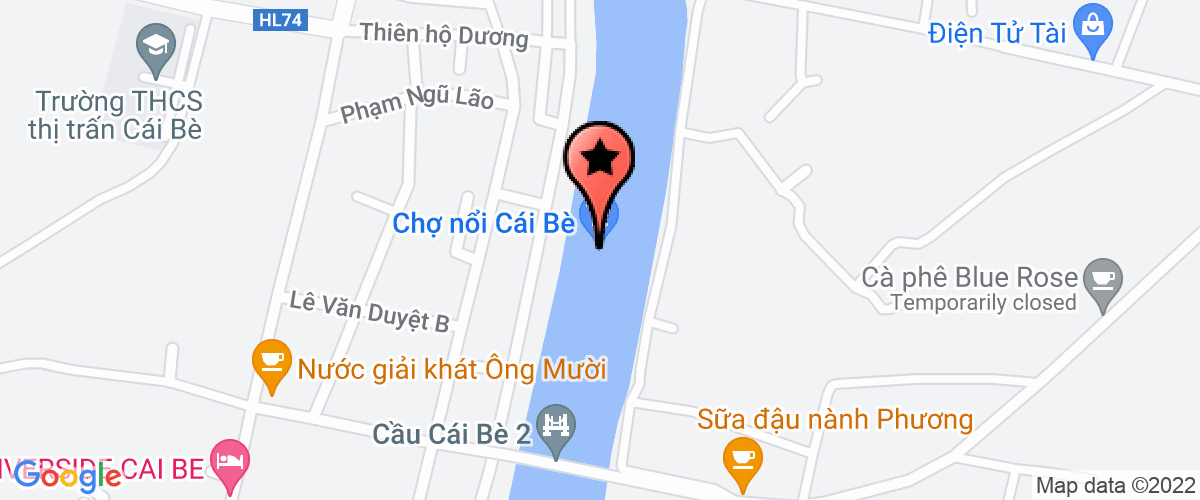 Map go to Toa an Nhan Dan Cai Be District