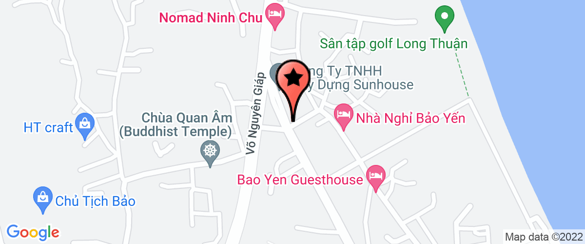 Bản đồ đến Công Ty TNHH Đầu Tư Xây Dựng Thương Mại Bảo Long Ninh Thuận
