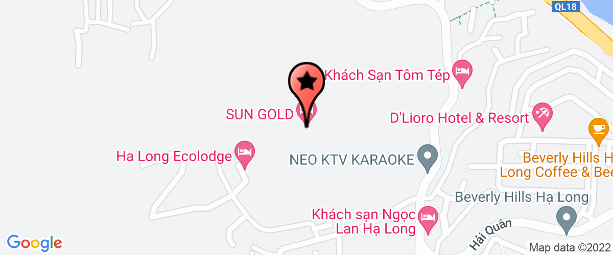 Map go to Quang Ninh Postal Construction Joint Stock Company