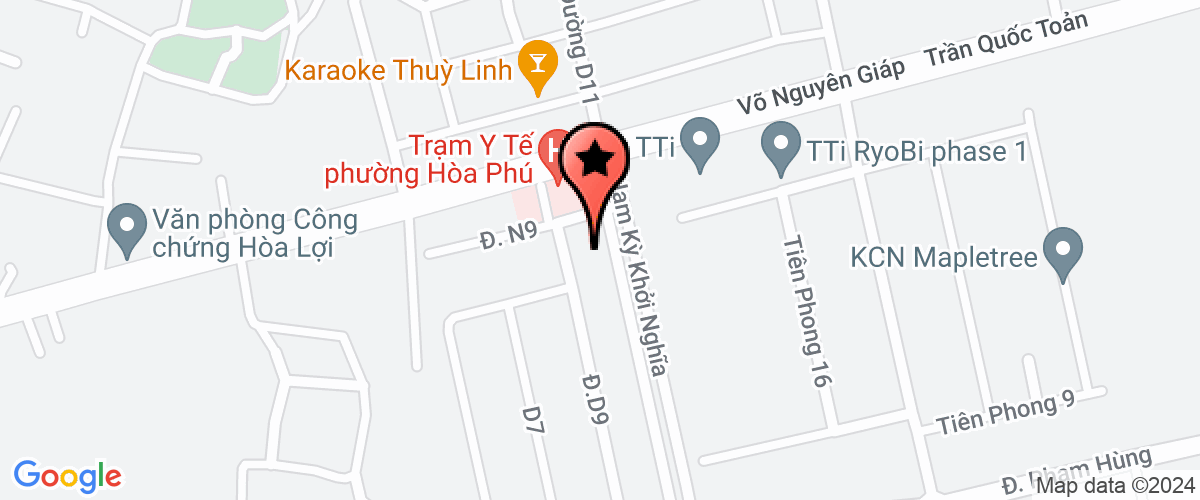 Bản đồ đến Công Ty TNHH Dịch Vụ Cơ Khí Doosan