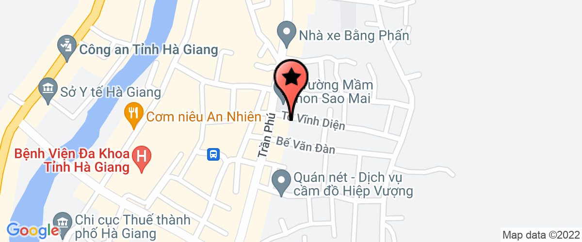 Map go to Hoi Nguoi Khuyet Tat Ha Giang Province