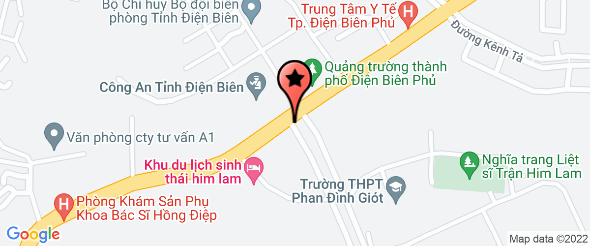 Bản đồ đến Công Ty TNHH Dược Phẩm Sơn Hân Điện Biên