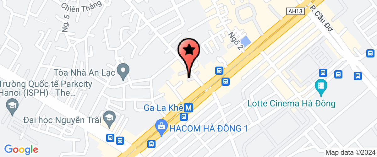 Map go to Bac Cuong Business And Production Company Limited