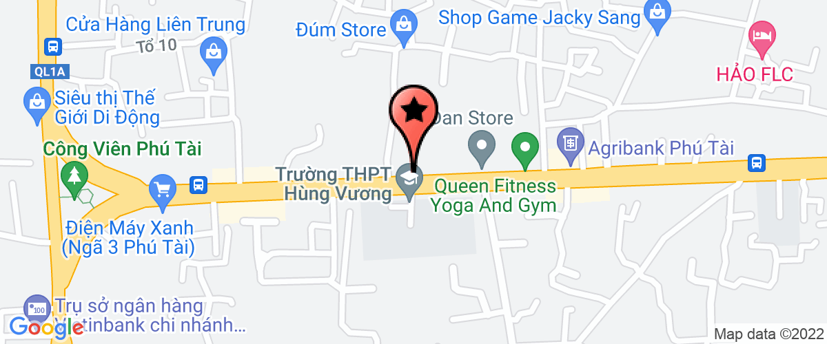 Map go to Trung Duong Company Limited