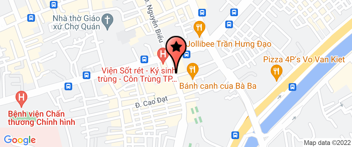 Map go to Branch of  BA Vuong Entertainment Company Limited