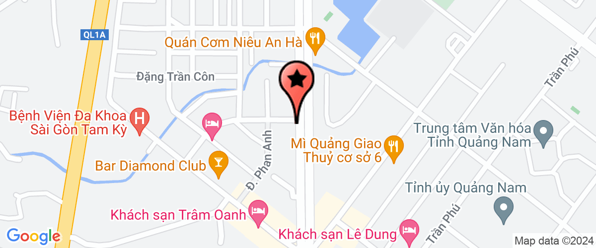Map go to Lien hiep cac Hoi khoa hoc va ky thuat Quang Nam