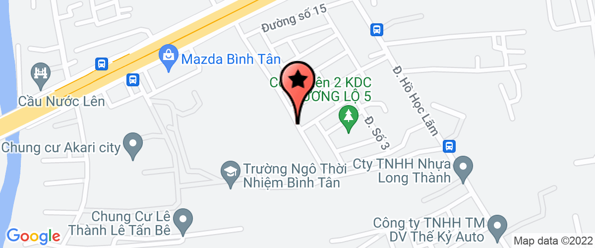 Map go to Trang Tri Hoa Van Bao Phat Construction Company Limited