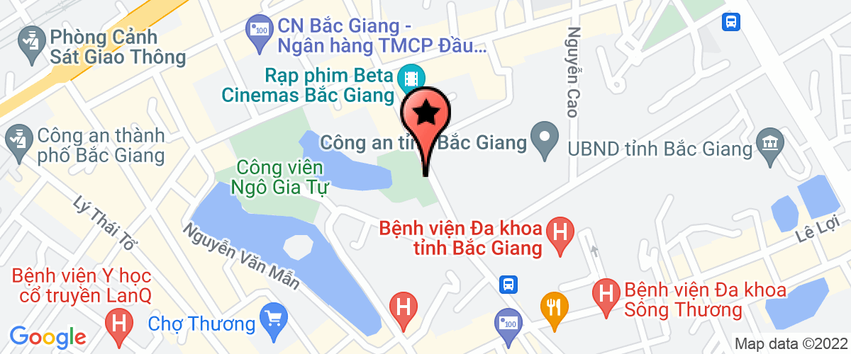 Map go to Khac Dau Sao Viet General Service Company Limited