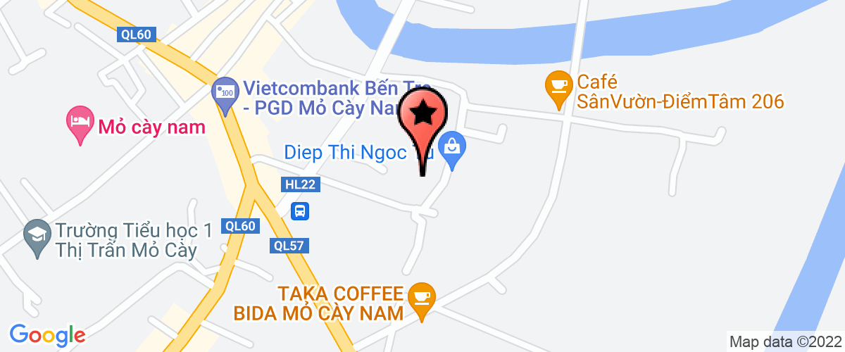 Map go to Quang Minh Market Construction Private Enterprise