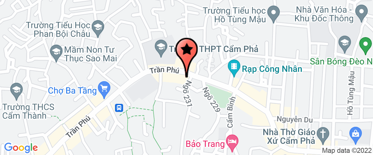 Map go to Phong Tai chinh Ke hoach thi xa Cam Pha