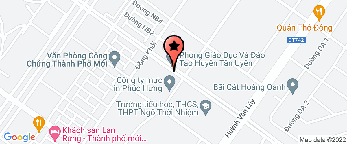Map go to Anh Duc Hotel Company Limited