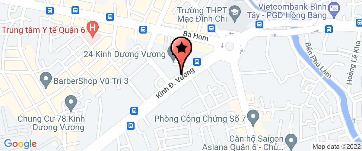 Map go to Cong An Phuong 12 - Quan 6