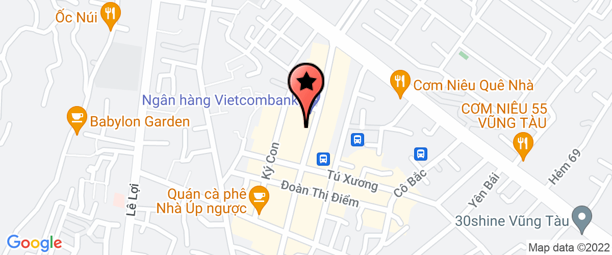 Map go to trach nhiem huu han Ngoc An Phu Service Trading Company
