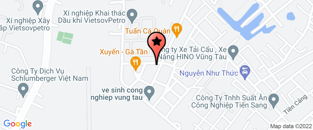 Map go to Van Minh Vung Tau Company Limited