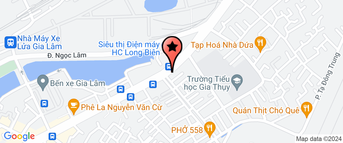 Map go to Ta Gia Hung Company Limited
