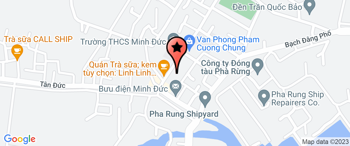 Map go to Thuy Nguyen Computer Company Limited