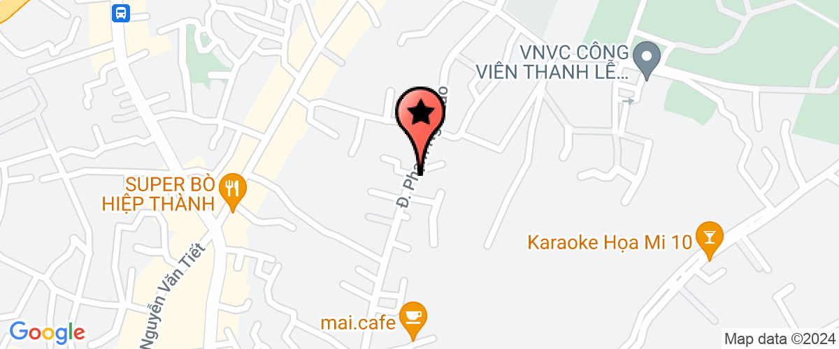Map go to Thanh Nien Viet Travel Joint Stock Company